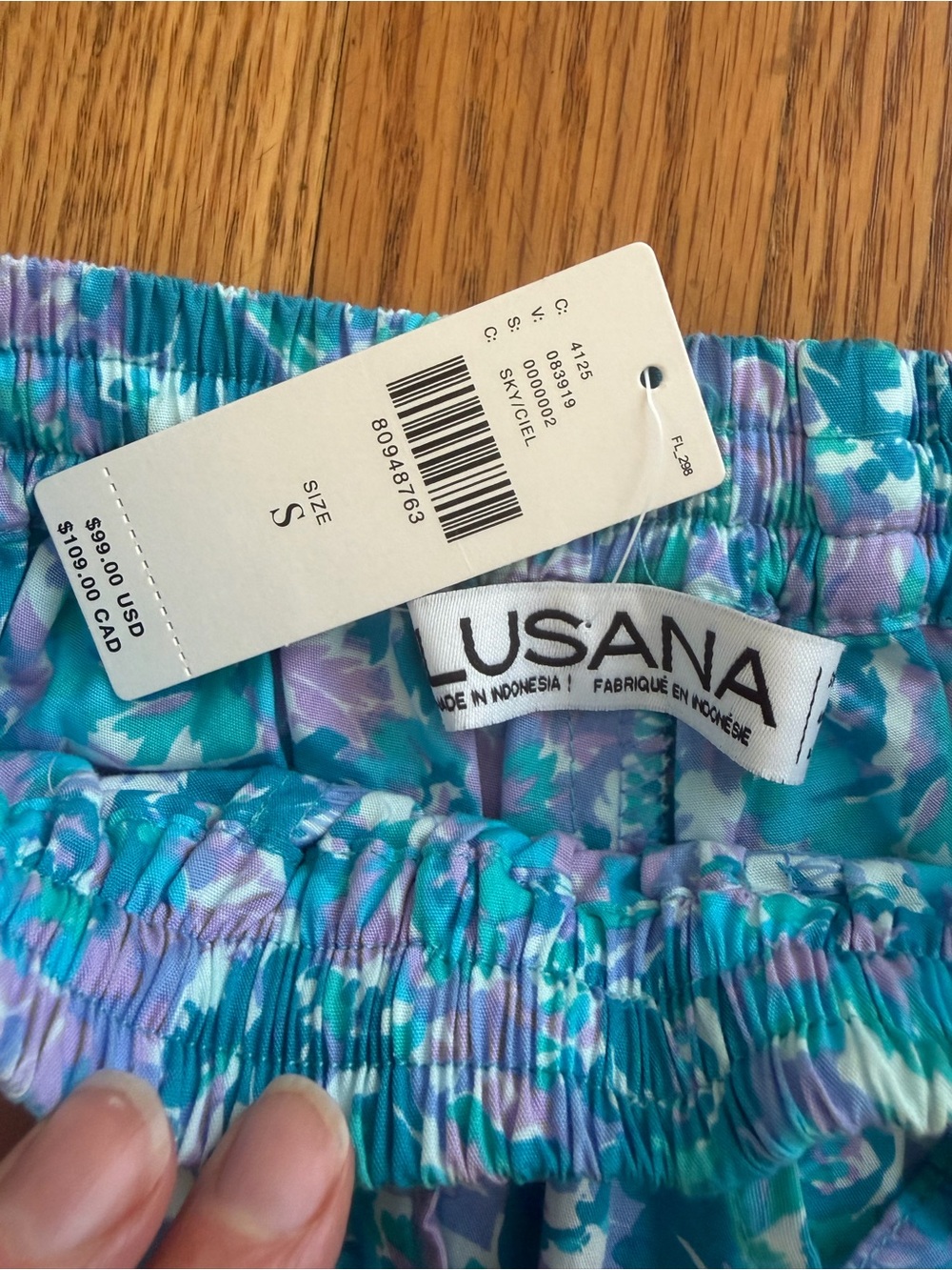 NWT Anthropologie Lusana Floral Shorts